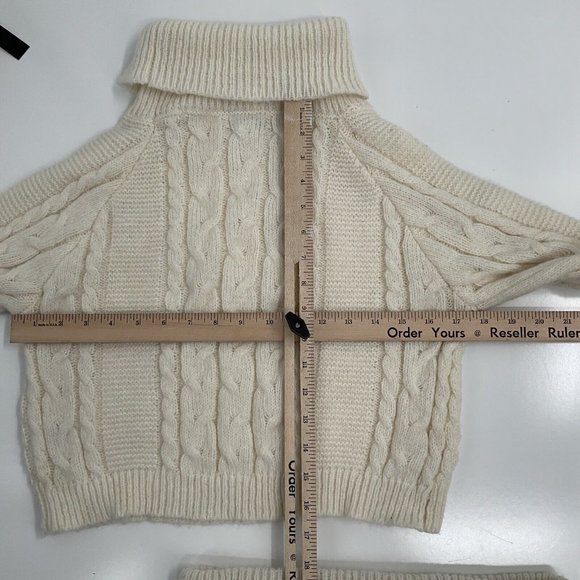 Xtraordinary 2 Piece Long Sleeve Turtle Neck Chunky Knit Sweater & Skirt… - Picture 11 of 16